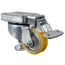 Premium-Heberollen mit Lochplatte, mit ortsfestem Hebel, Lauffläche Polyurethan, Produktphoto