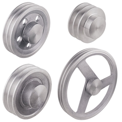 Keilriemenscheiben aus Aluminium-Guss, Profil A, SPA und XPA (13), 2-rillig, Produktphoto