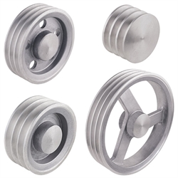 Keilriemenscheiben aus Aluminium-Guss, Profil B, SPB und XPB (17), 3-rillig, Produktphoto